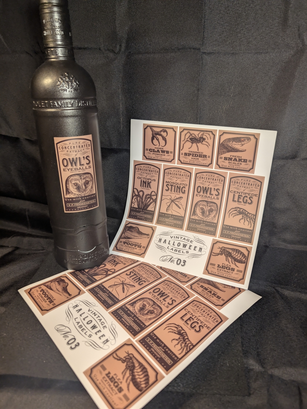 18 Spooky Apothecary Halloween Labels